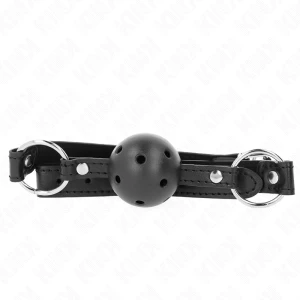 Kink Hollow Ball Gag with Black Ball