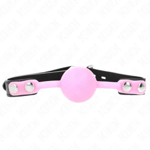 Kink Leuchtender Silikon-Ballknebel mit Riemen