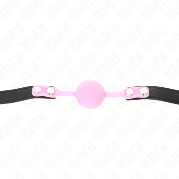 Kink Lichtgevende siliconen bal-knevel met riem