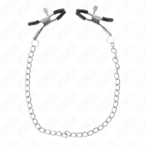 Kink kettingnippelklemmen met ketting voor BDSM-spelletjes Kink kettingnippelklemmen met ketting voor BDSM-spelletjes - Afbeelding 2