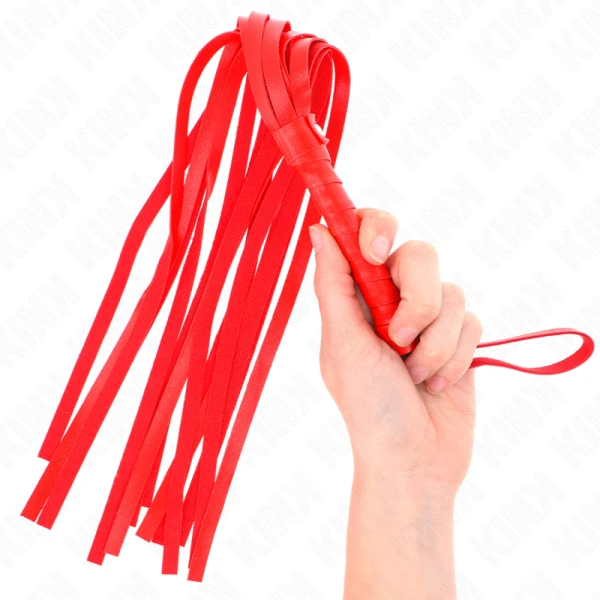 Kink Rode Zweep voor Fetisjspelletjes Kink Rode Zweep voor Fetisjspelletjes