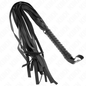 Kink Negro Zweep met kort handvat en lange staart Kink Negro Zweep met kort handvat en lange staart - Afbeelding 2