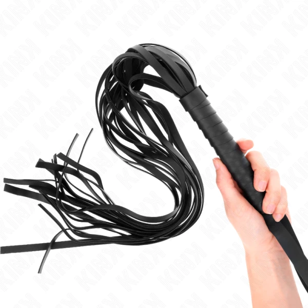 Kink Negro Zweep met kort handvat en lange staart