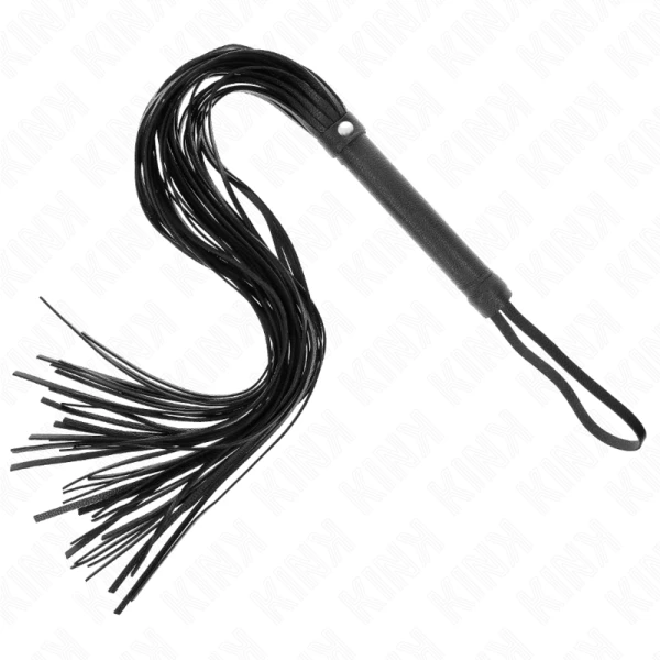 Kink Zwarte Zachte PVC-gesel