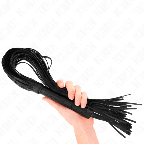 Kink Zwarte Zachte PVC-gesel