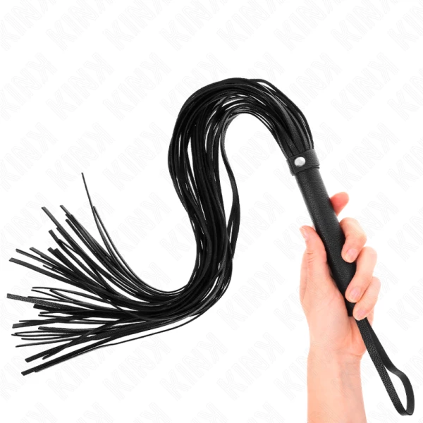 Kink Zwarte Zachte PVC-gesel