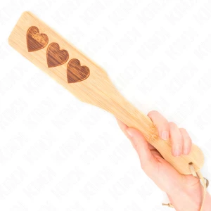Kink Bambus-Palette mit Herzdesign für erotische Spiele
