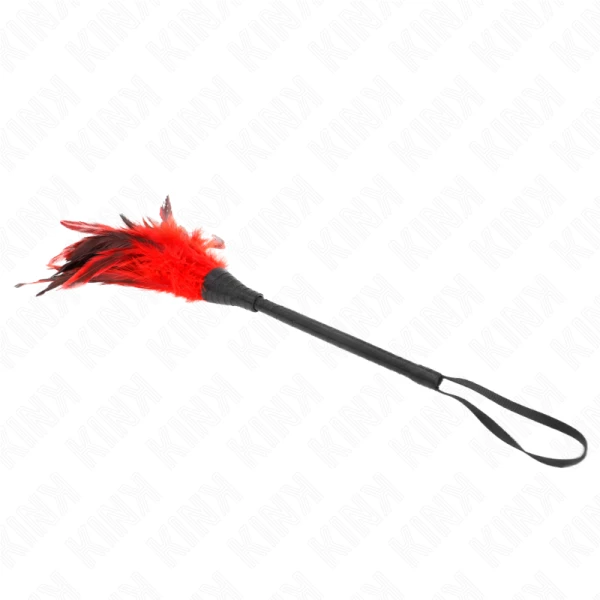 Kink Tickler met kippenveren in hoornvorm