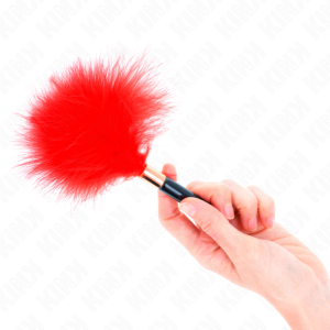 Kink Kitzelfeathers van metaal rood-goud Kink Kitzelfeathers van metaal rood-goud - Afbeelding 1