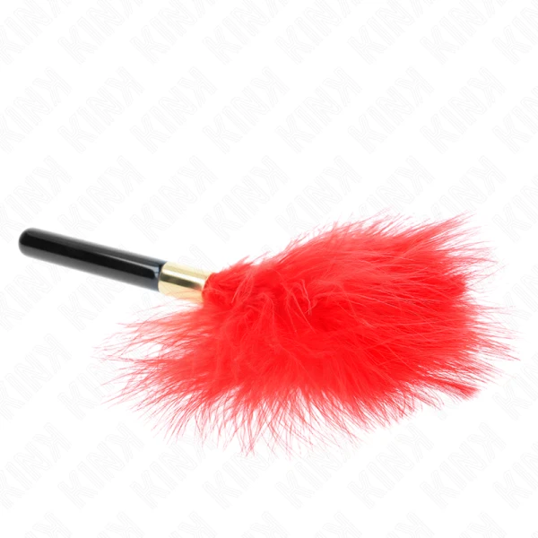 Kink Kitzelfeathers van metaal rood-goud Kink Kitzelfeathers van metaal rood-goud