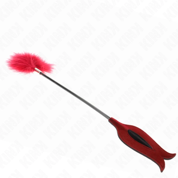 Kink Tickle Feathers met rozenvormig paddle Kink Tickle Feathers met rozenvormig paddle