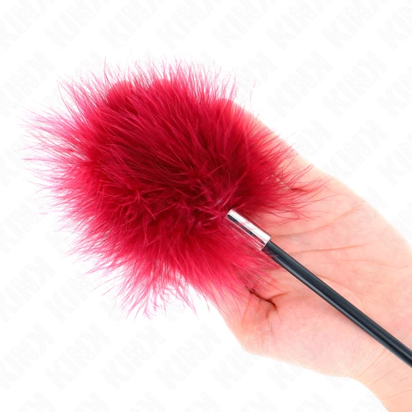 Kink Tickle Feathers met rozenvormig paddle Kink Tickle Feathers met rozenvormig paddle
