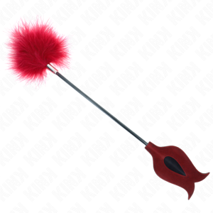 Kink Tickle Feathers met rozenvormig paddle Kink Tickle Feathers met rozenvormig paddle - Afbeelding 2