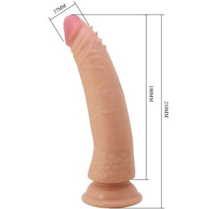 Pretty Love Dildo Super Realistisch met Zuignap, Vlees Pretty Love Dildo Super Realistisch met Zuignap, Vlees - Afbeelding 6
