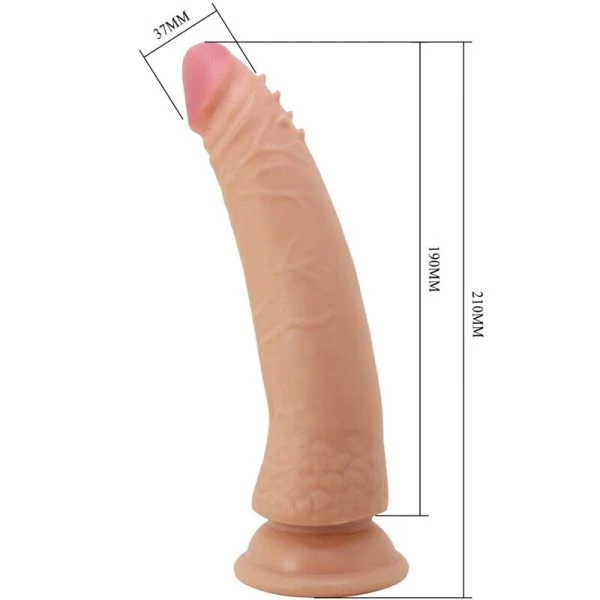 Pretty Love Dildo Super Realistisch met Zuignap, Vlees Pretty Love Dildo Super Realistisch met Zuignap, Vlees
