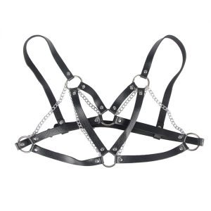 Subblime Punk Bondage Riem met Metalen Gesp Zwart Subblime Punk Bondage Riem met Metalen Gesp Zwart - Afbeelding 4