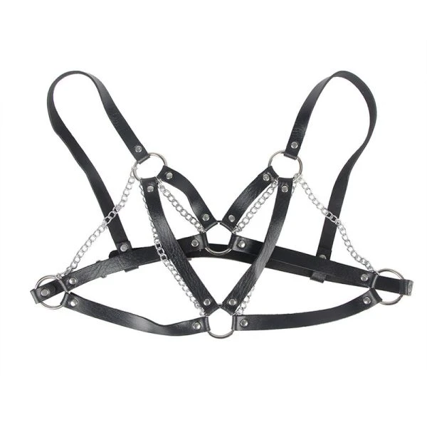 Subblime Punk Bondage Riem met Metalen Gesp Zwart Subblime Punk Bondage Riem met Metalen Gesp Zwart