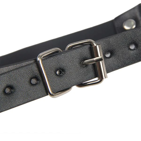 Subblime Bondage Lederriemen Borstklemmen Zwart Eén Maat