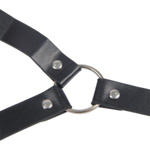 Subblime Bondage Lederriemen Borstklemmen Zwart Eén Maat Subblime Bondage Lederriemen Borstklemmen Zwart Eén Maat - Afbeelding 3