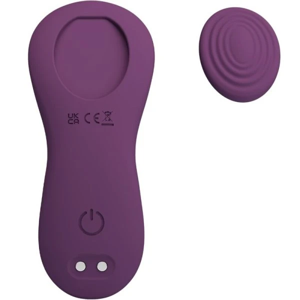 Pretty Love Mane LAY On Clitoris Massager met 10 trillingen en afstandsbediening Paars