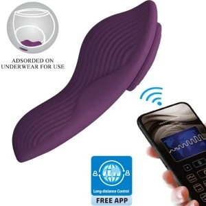 Pretty Love Mane LAY On Clitoris Massager met 10 trillingen en afstandsbediening Paars