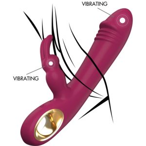 Toyjoy Taygeta Haas-Vibrator met Clitorisstimulator, Siliconen Toyjoy Taygeta Haas-Vibrator met Clitorisstimulator, Siliconen - Afbeelding 4