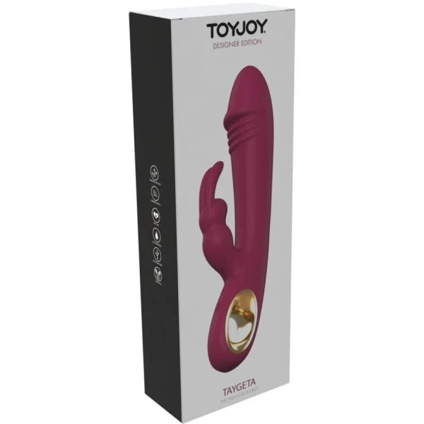 Toyjoy Taygeta Haas-Vibrator met Clitorisstimulator, Siliconen