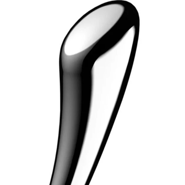 Satisfyer dubbele dildo van massief roestvrij staal met twee uiteinden