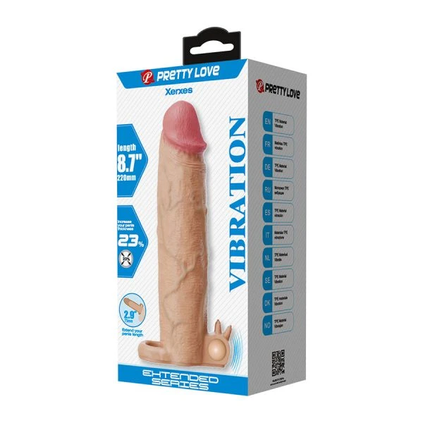 Pretty Love Penishuls met clitorisstimulator en vibratie Xerxes