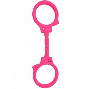 Diablo Picante Siliconen Handboeien roze voor fetisjspelletjes Diablo Picante Siliconen Handboeien roze voor fetisjspelletjes - Afbeelding 1