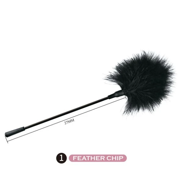 Pretty Love 8-delig BDSM-set Zwart voor bind- en zintuigspelletjes