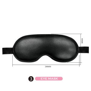 Pretty Love 8-delig BDSM-set Zwart voor bind- en zintuigspelletjes Pretty Love 8-delig BDSM-set Zwart voor bind- en zintuigspelletjes - Afbeelding 4