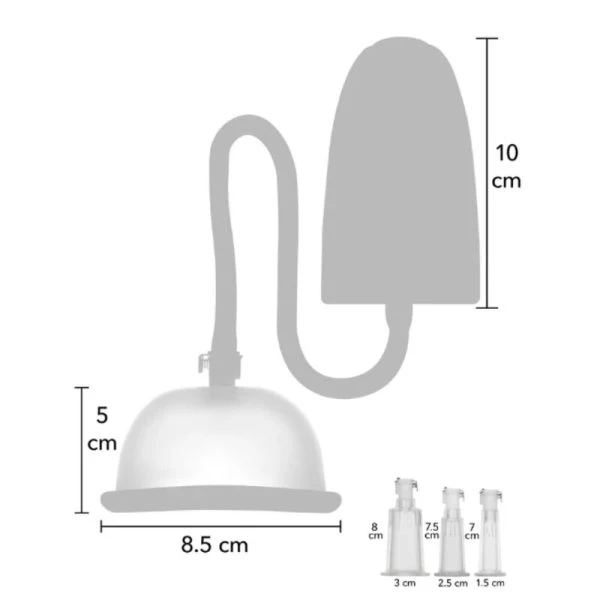 She.E.O Automatische Vacuümpomp voor Vagina en Clitoris met drie opzetstukken Zwart She.E.O Automatische Vacuümpomp voor Vagina en Clitoris met drie opzetstukken Zwart