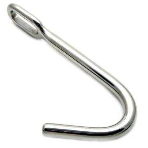 Metal Hard Anal Bondage Hook Made of Steel for Restraint Play