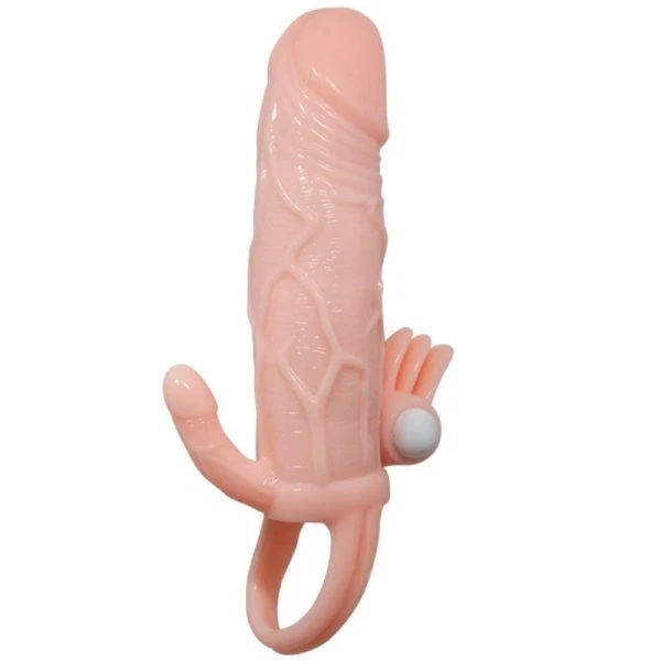 Baile Brave MAN Penishuls met clitoris- en anale stimulatie, vleeskleur Baile Brave MAN Penishuls met clitoris- en anale stimulatie, vleeskleur