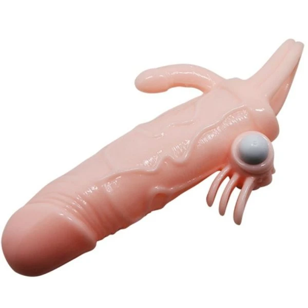 Baile Brave MAN Penishuls met clitoris- en anale stimulatie, vleeskleur Baile Brave MAN Penishuls met clitoris- en anale stimulatie, vleeskleur