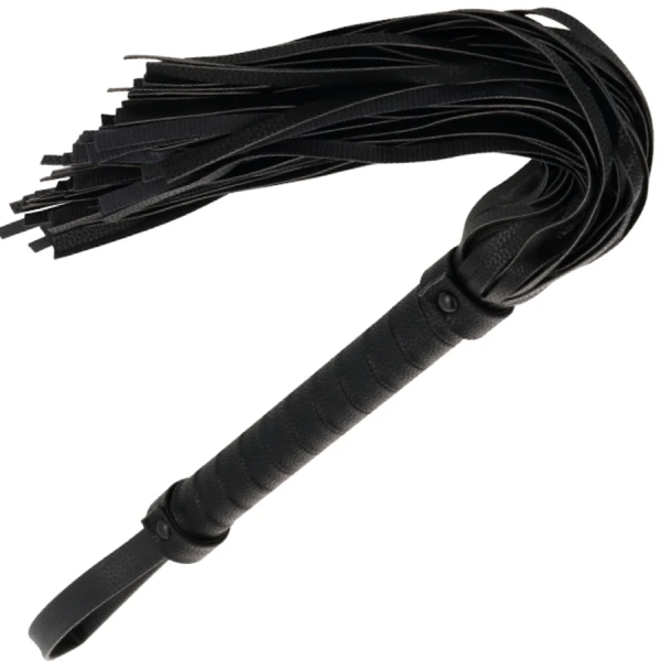 Darkness Schwarze Leder-Bondage-Peitsche