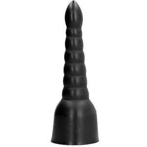 All Black Anaalplug met Groeven 34 x 11 cm All Black Anaalplug met Groeven 34 x 11 cm - Afbeelding 2