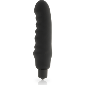 Dolce Vita Genius Black Silicone Auflegevibrator mit abnehmbarer Hülle – Bild 2