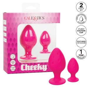 Calexotics Cheeky Buttplug van siliconen, roze Calexotics Cheeky Buttplug van siliconen, roze - Afbeelding 1