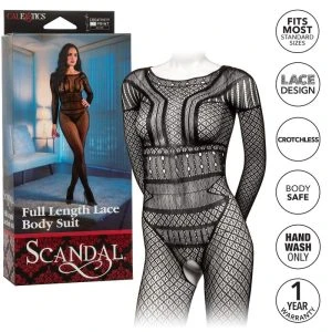 Calexotics Lace Body Catsuit Scandal crotchless
