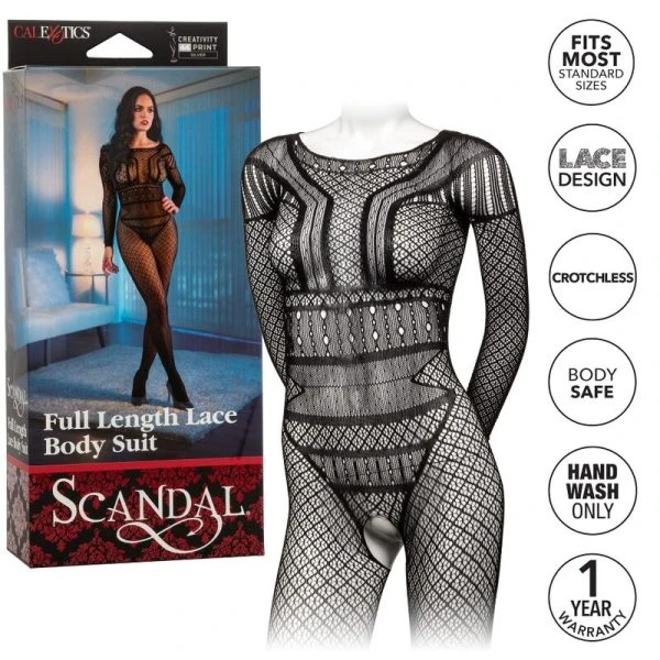 Calexotics Kanten-Body Catsuit Scandal zonder kruis