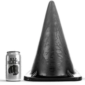 All Black Analplug Dreieckiger Stecker 30 x 18 cm