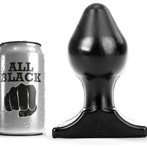 All Black Anale plug met flexibele kop 16 x 8 cm All Black Anale plug met flexibele kop 16 x 8 cm - Afbeelding 1