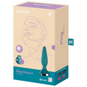 Satisfyer Plug-ilicious 1 Anale Vibrator met app-bediening, groen Satisfyer Plug-ilicious 1 Anale Vibrator met app-bediening, groen - Afbeelding 5