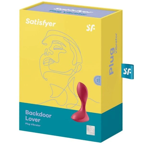 Satisfyer Backdoor Lover Anale Vibrator Plug Rood