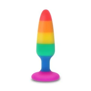 Pride Masturbator Twink Plug 8,5 cm Regenbogen