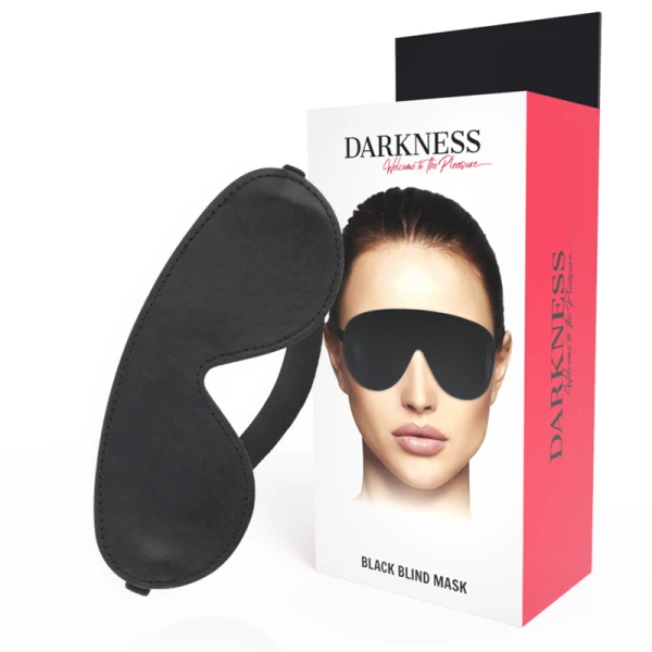 Darkness Hoogwaardige oogmasker van PVC voor fetisj en BDSM