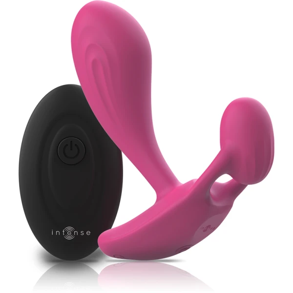 Intense Shelly Plug Anale Vibrator met Afstandsbediening Roze