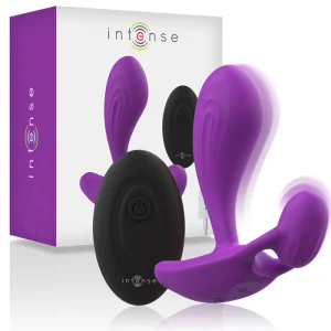 Intense Shelly Plug Anal Vibrator with Remote Control Purple